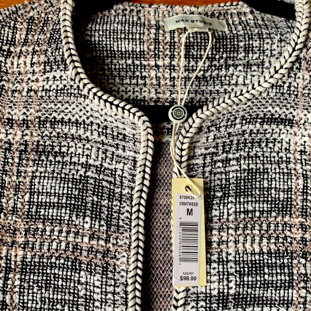 Max Studio Tweed Style Jacket - Picture 2 of 5